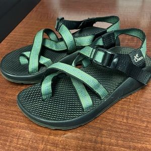 Green chacos sandals